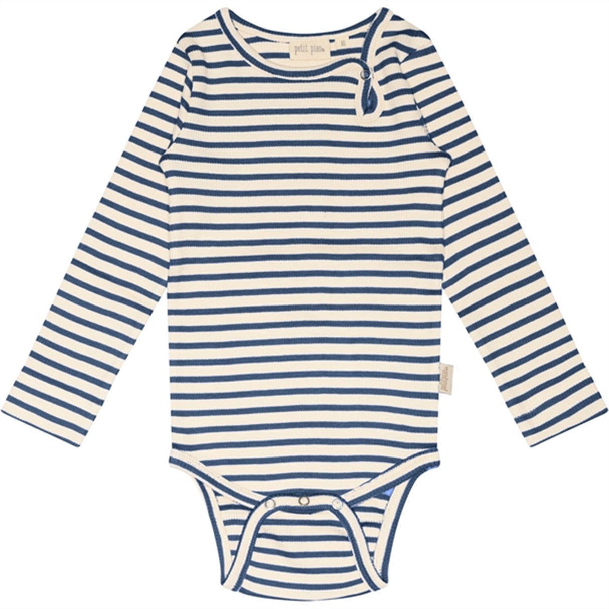 Petit Piao® Denim Blue/Off White Body Modal Striped