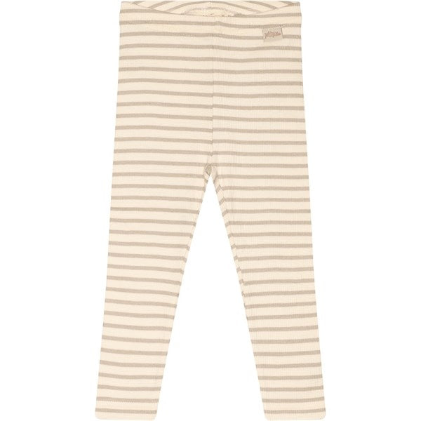 Petit Piao® Simply Taupe Leggings Modal Striped
