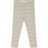 Petit Piao® Balsam Green/Off White Leggings Modal Striped