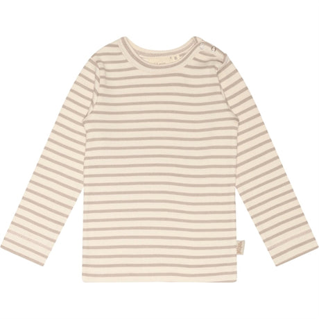 Petit Piao® Soft Sand/Off White Blouse Modal Striped