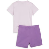 Puma Minicats T-Shirt And Shorts Set Purple 2