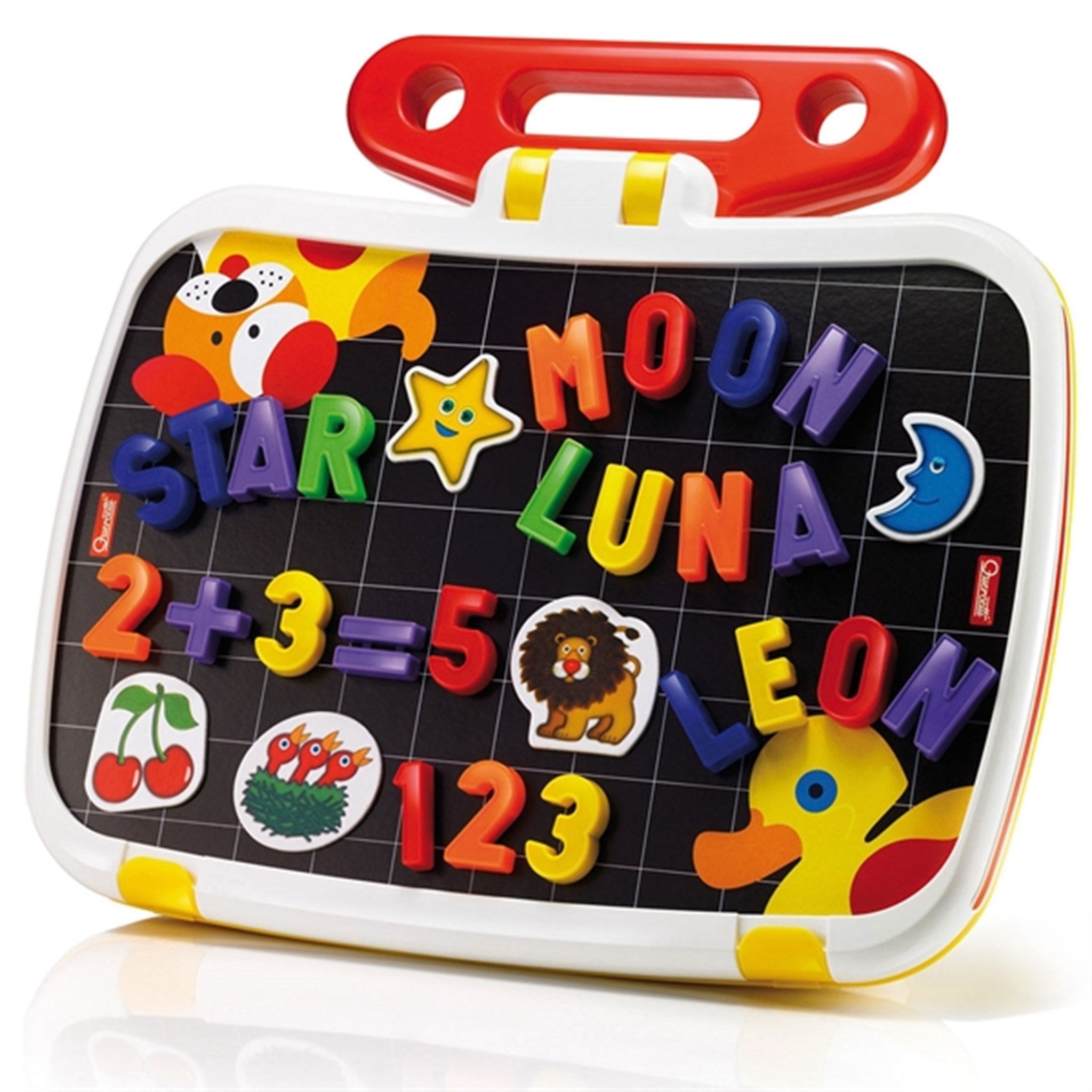 Quercetti Combi ABC + 123 - Magnetic Tablet with Letters and Numbers
