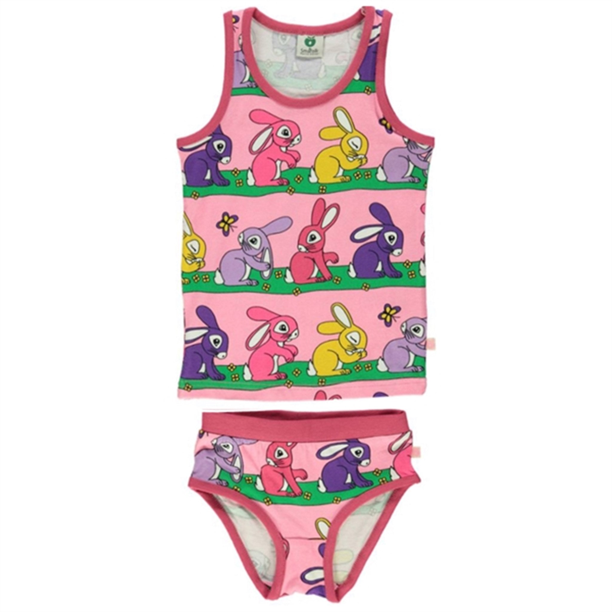 Småfolk Sea Pink Rabbit Underwear