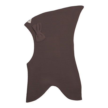 Racing Kids Top Balaclava Wool/Cotton w. Chocolate Brown