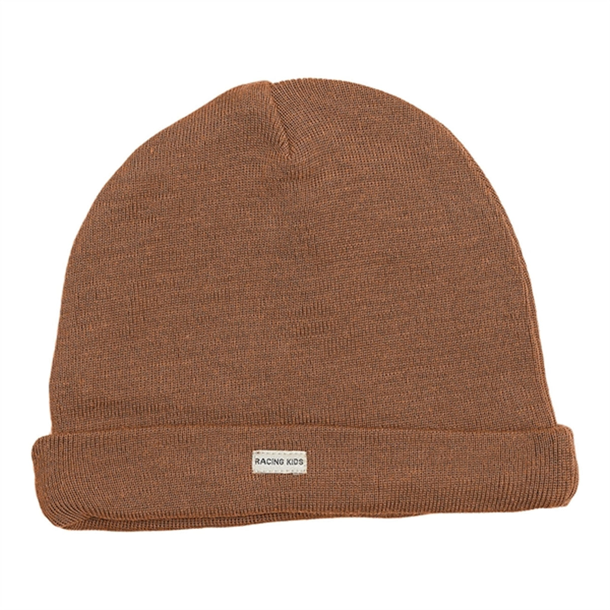 Racing Kids Beanie Wool/Cotton Walnut