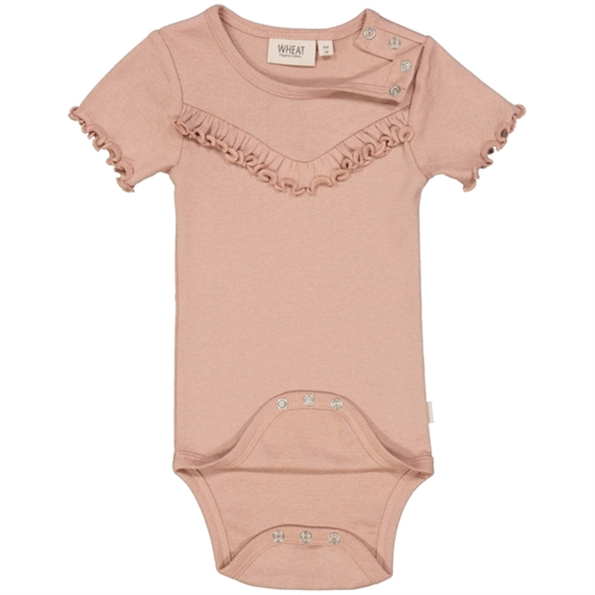 Wheat Rose Dawn Ruffle Rib Body 2