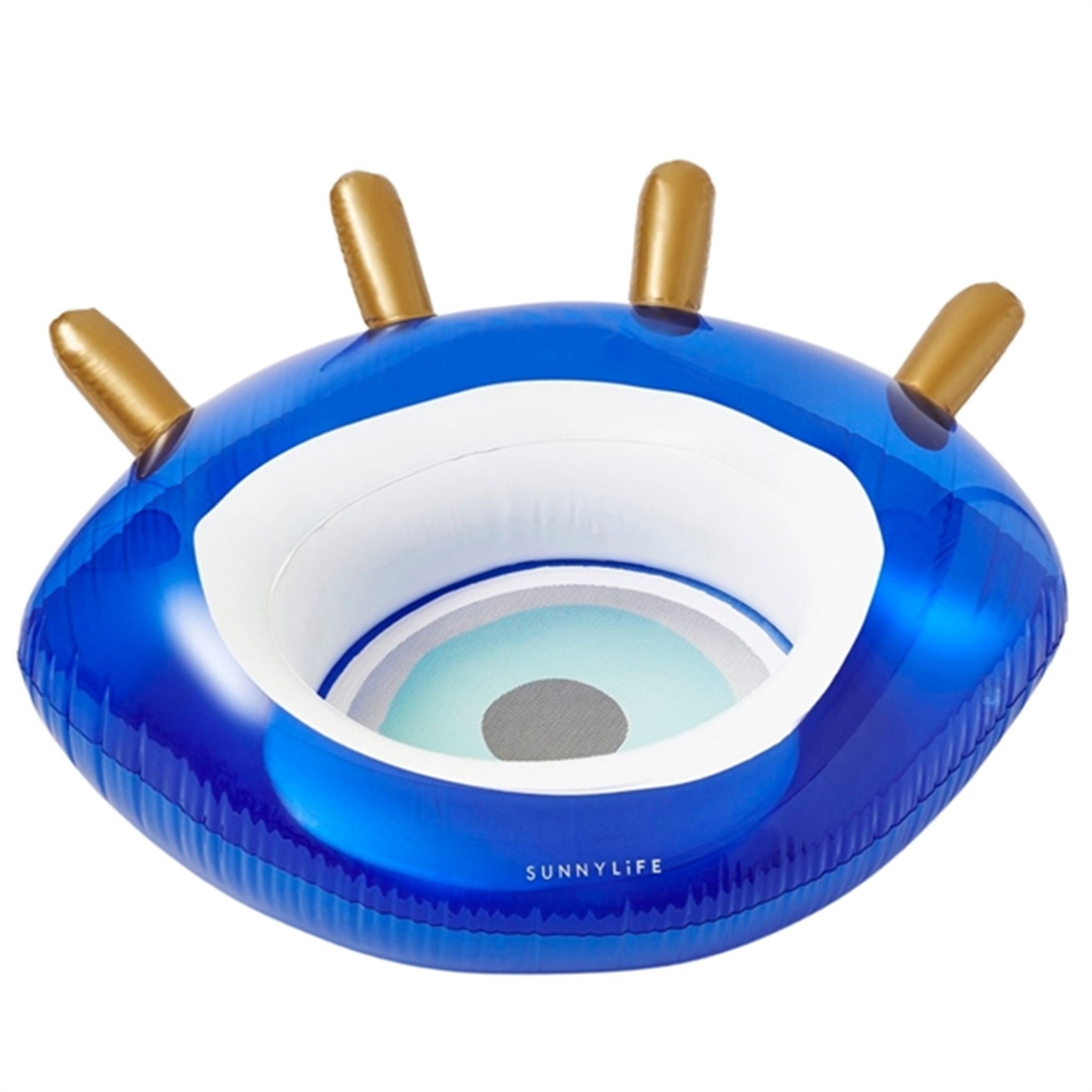 SunnyLife Luxe Pool Ring Greek Eye Blue