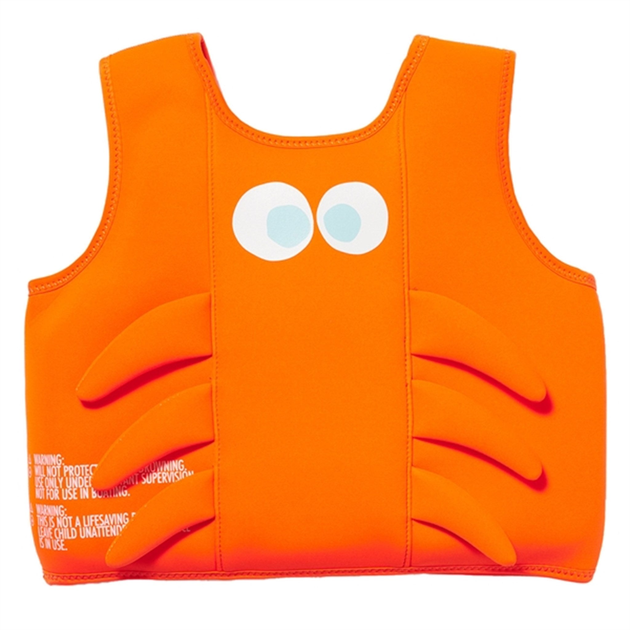 SunnyLife Float Vest Sonny the Sea Creature Neon Orange 3