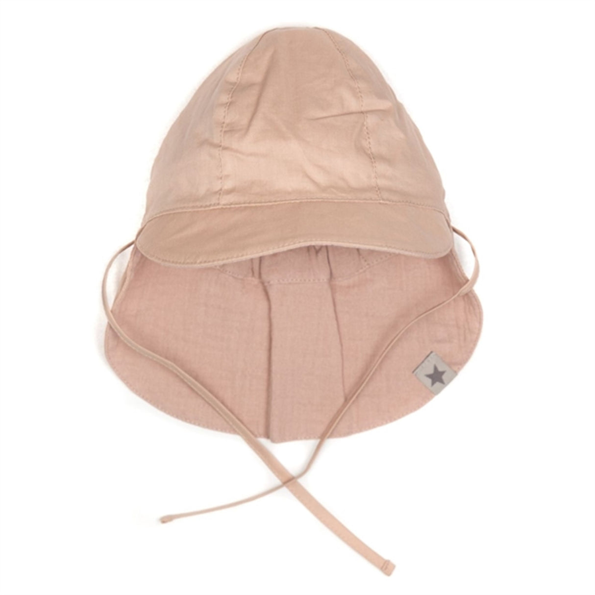 Huttelihut Muslin Safari Sunhat w. Ears Old Rose 2