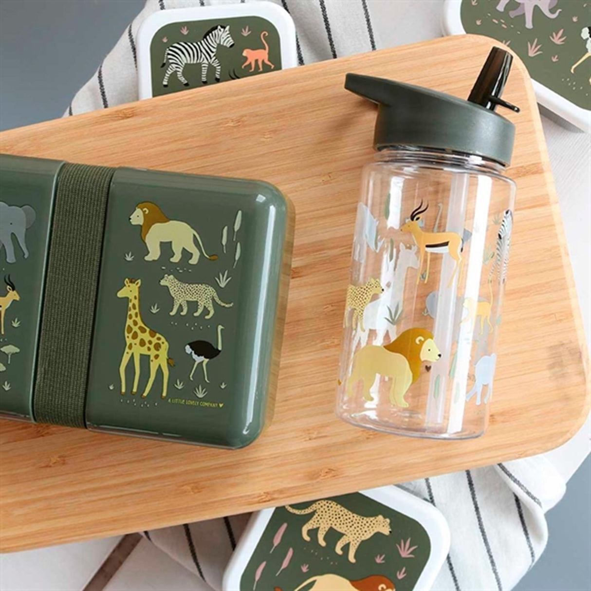 A Little Lovely Company Lunch Box Savanna 2