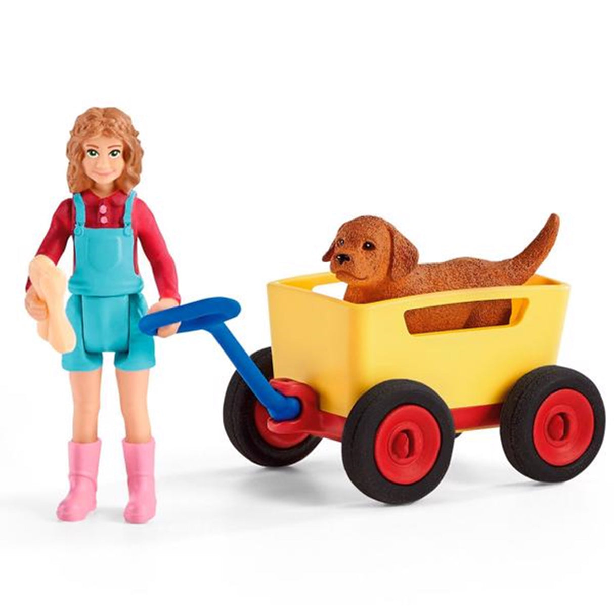 Schleich Farm World Puppy Wagon Ride