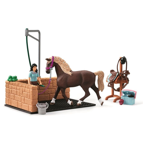 Schleich Horse Club Horse Wash Area Emily & Luna