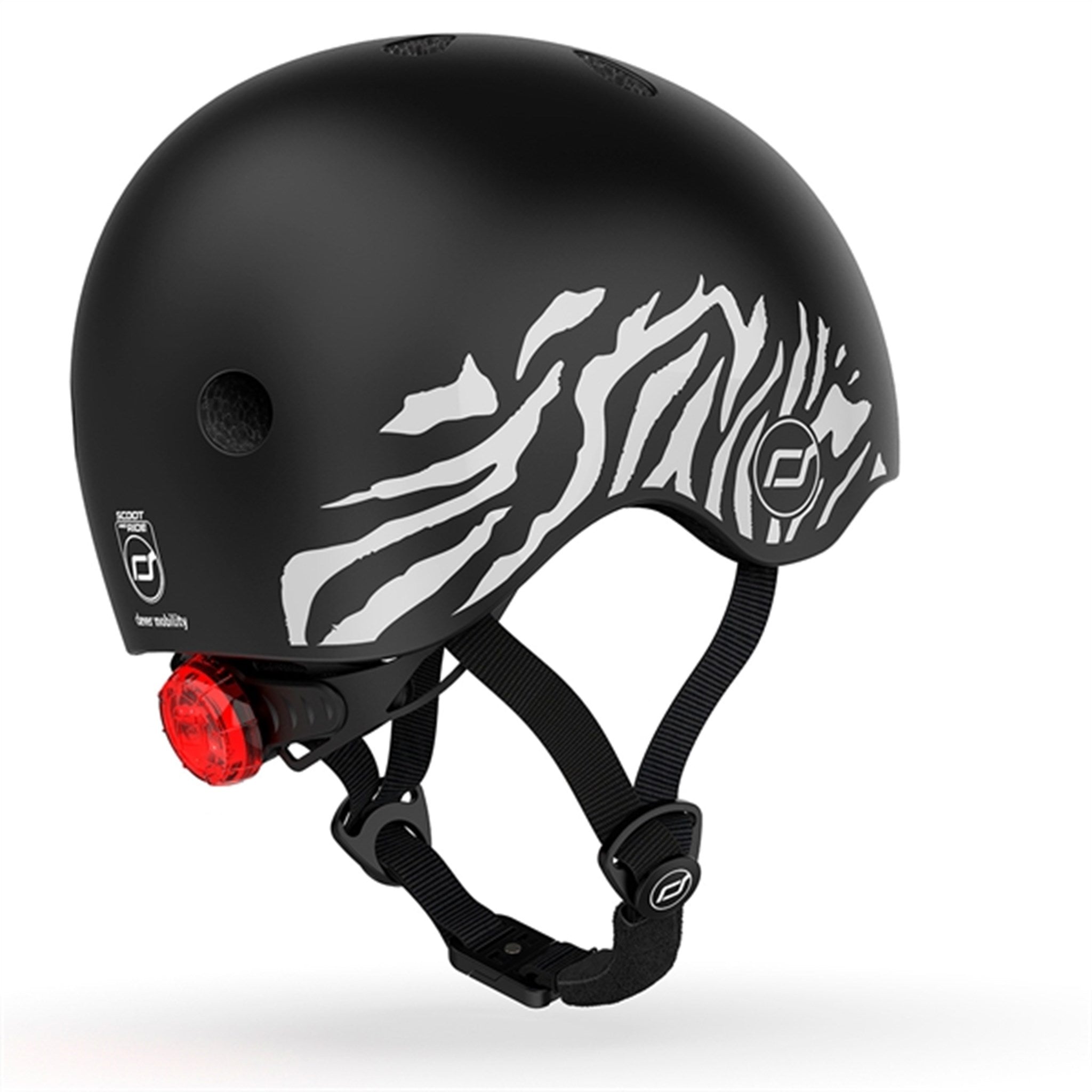Scoot and Ride Lifestyle Safety Helmet Zebra 2