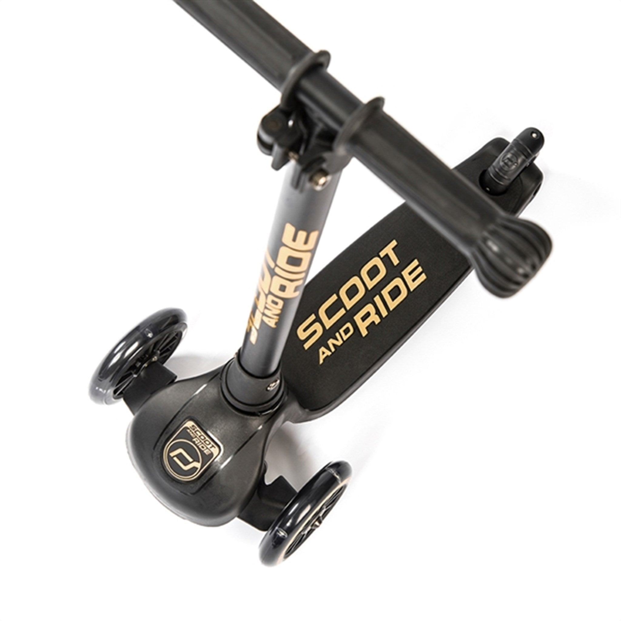 Scoot and Ride Highway Kick 3 LED Black/Gold 4