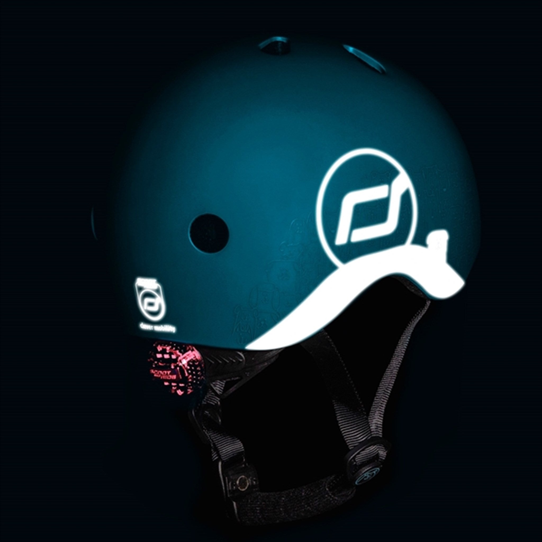 Scoot and Ride Reflective Safety Helmet Forest 2