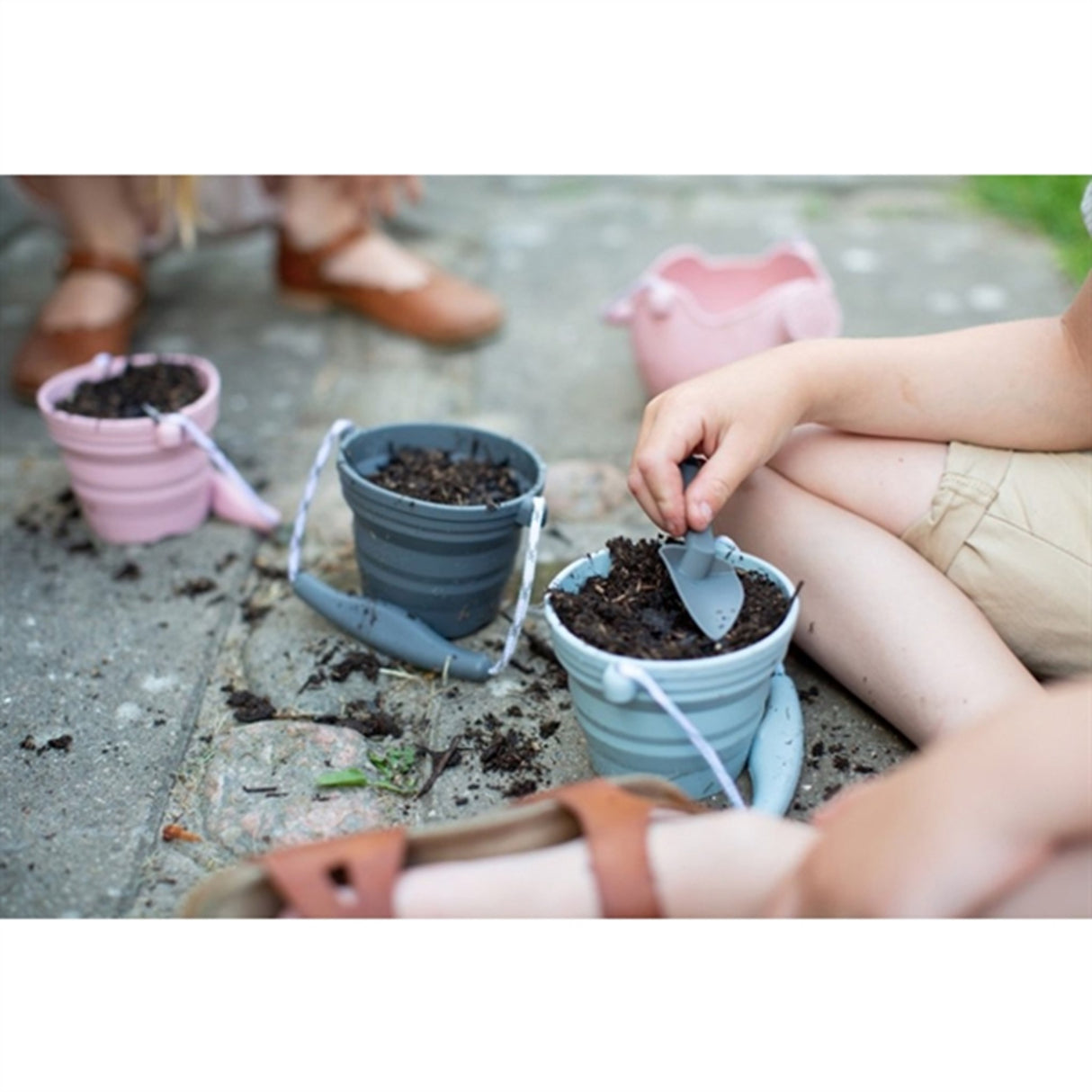 Scrunch Gardening Set Dusty Rose