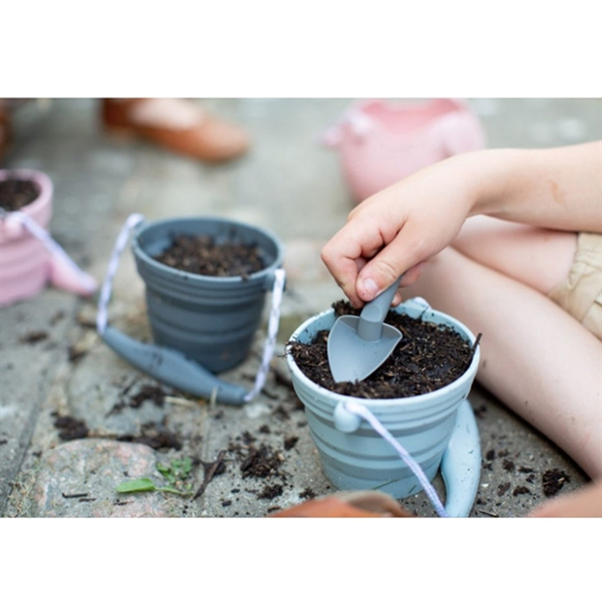 Scrunch Gardening Set Duck Egg Blue