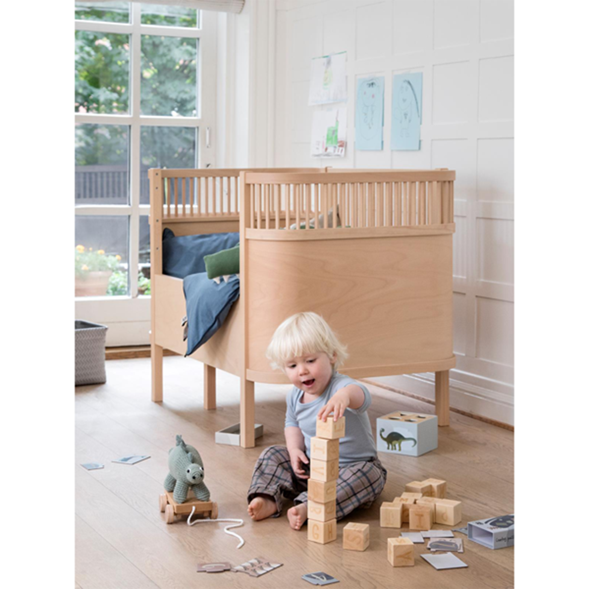 Sebra Bed Baby and Junior Wooden Edition 3