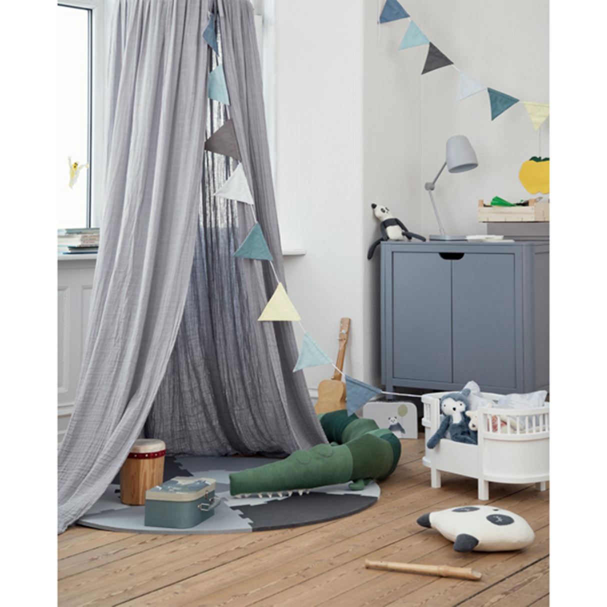 Sebra Bed Canopy Grey