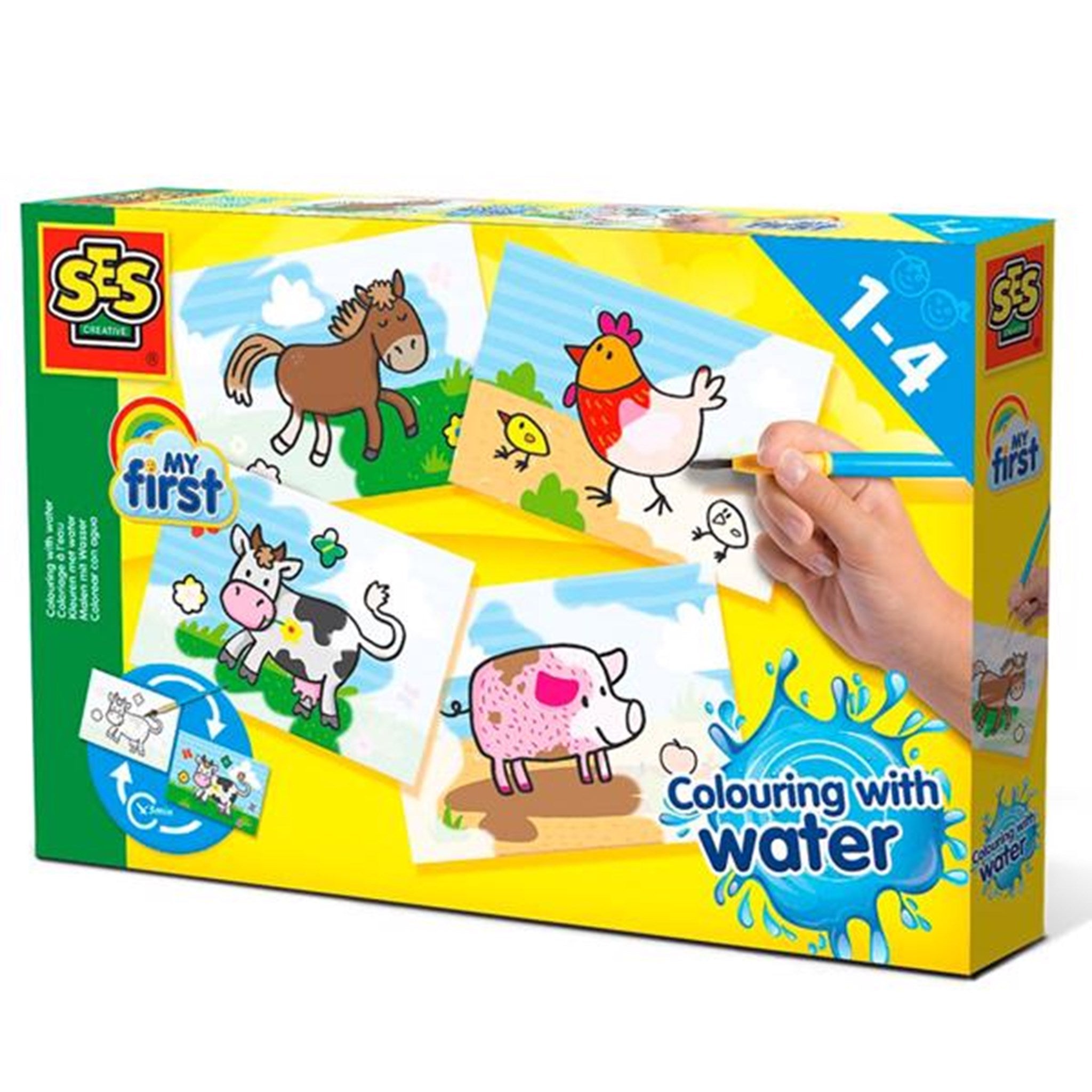 SES Creative My First Water Colors - Farm Animals