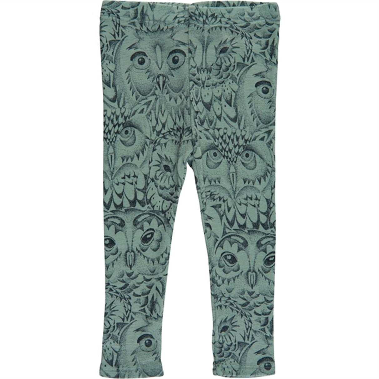 Soft Gallery Iceberg Green Paula Owl Wool Leggings