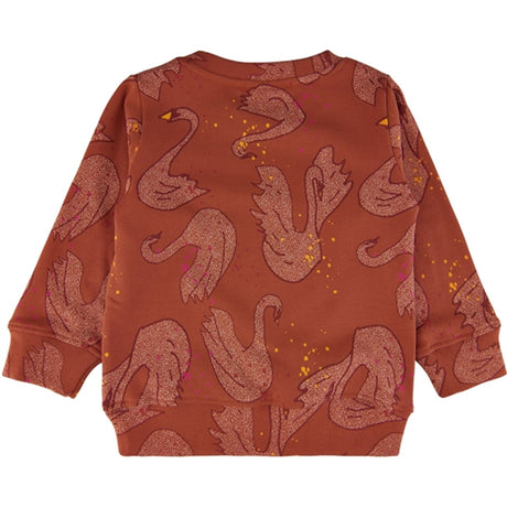 Soft Gallery Baked Clay Buzz Swan Sweatshirt 2