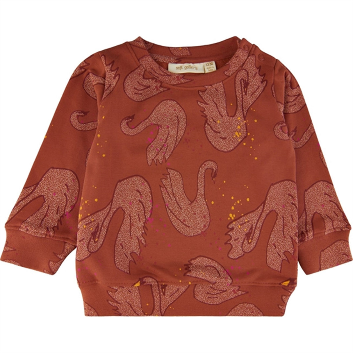 Soft Gallery Baked Clay Buzz Swan Sweatshirt