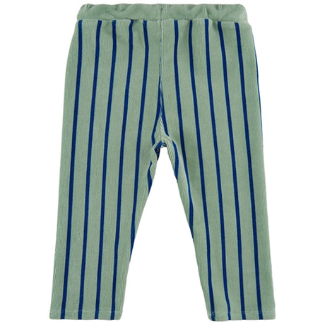 Soft Gallery Iceberg Green Jaime Velvet Stripe Pants 2