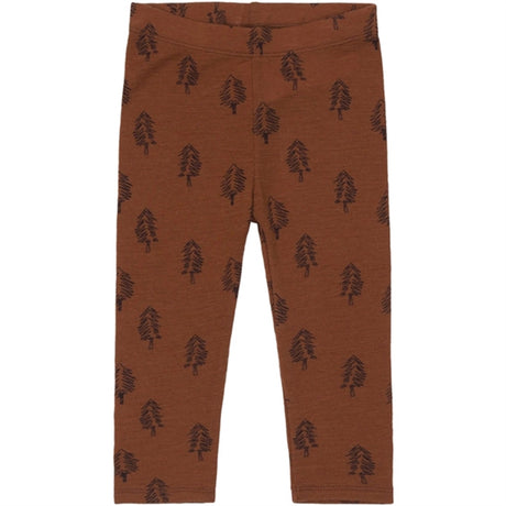 Soft Gallery Brown Patina Paula Tree Wool Leggings