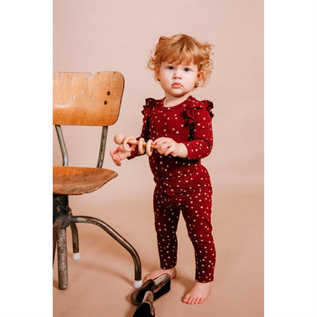 Soft Gallery Cabernet Baby Paula X-mas Leggings 2