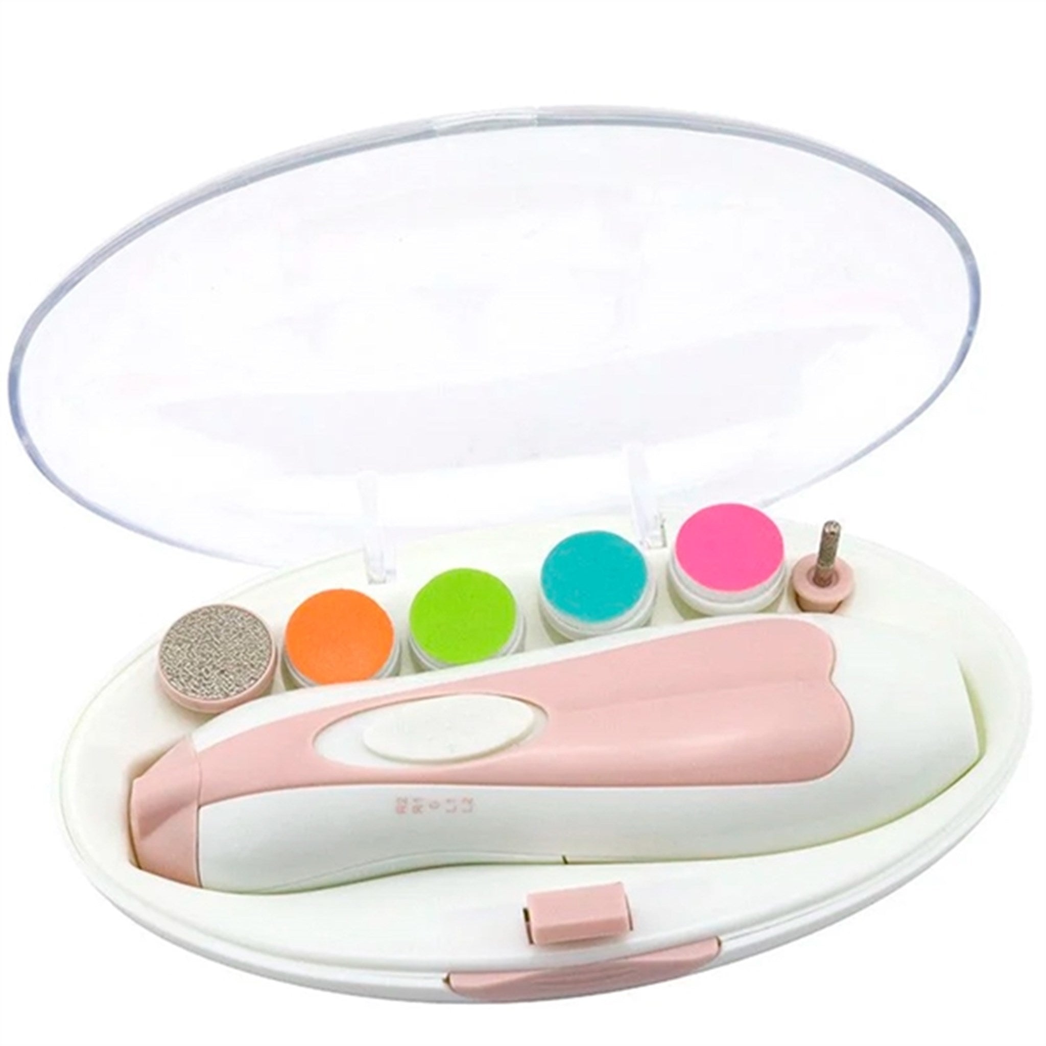 Haakaa Electric Baby Nail File Pink/White