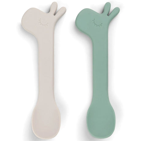 Done by Deer Silicone Spoon Lalee Green