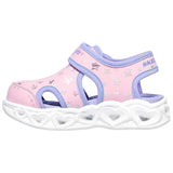 Skechers S-Lights Heart Lights Sandal Star Sweet Pink/Lavender 3