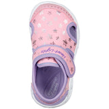 Skechers S-Lights Heart Lights Sandal Star Sweet Pink/Lavender 5