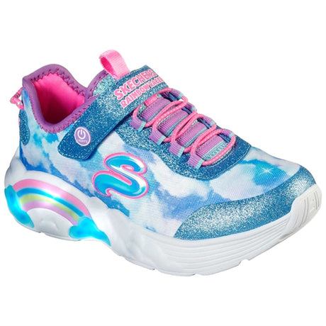 Skechers S-Lights Rainbow Racer Sneakers Blue 2