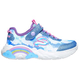 Skechers S-Lights Rainbow Racer Sneakers Blue 3