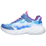 Skechers S-Lights Rainbow Racer Sneakers Blue 4