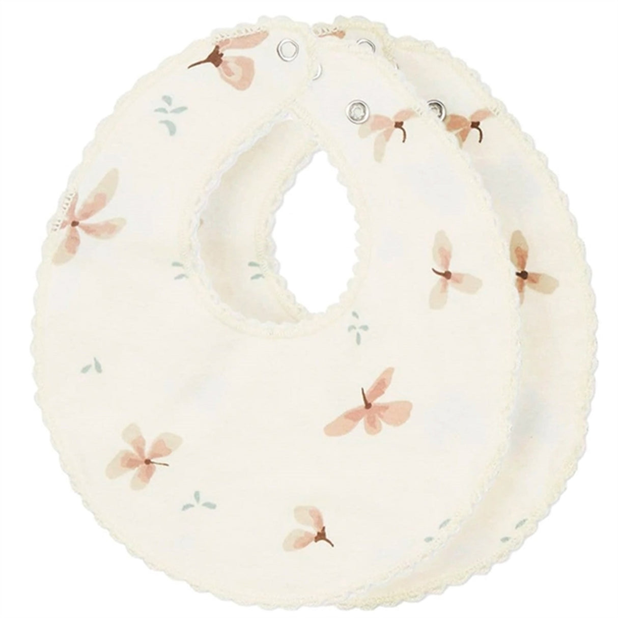 Cam Cam Copenhagen Bib Teething Jersey 2-pack Windflower Creme