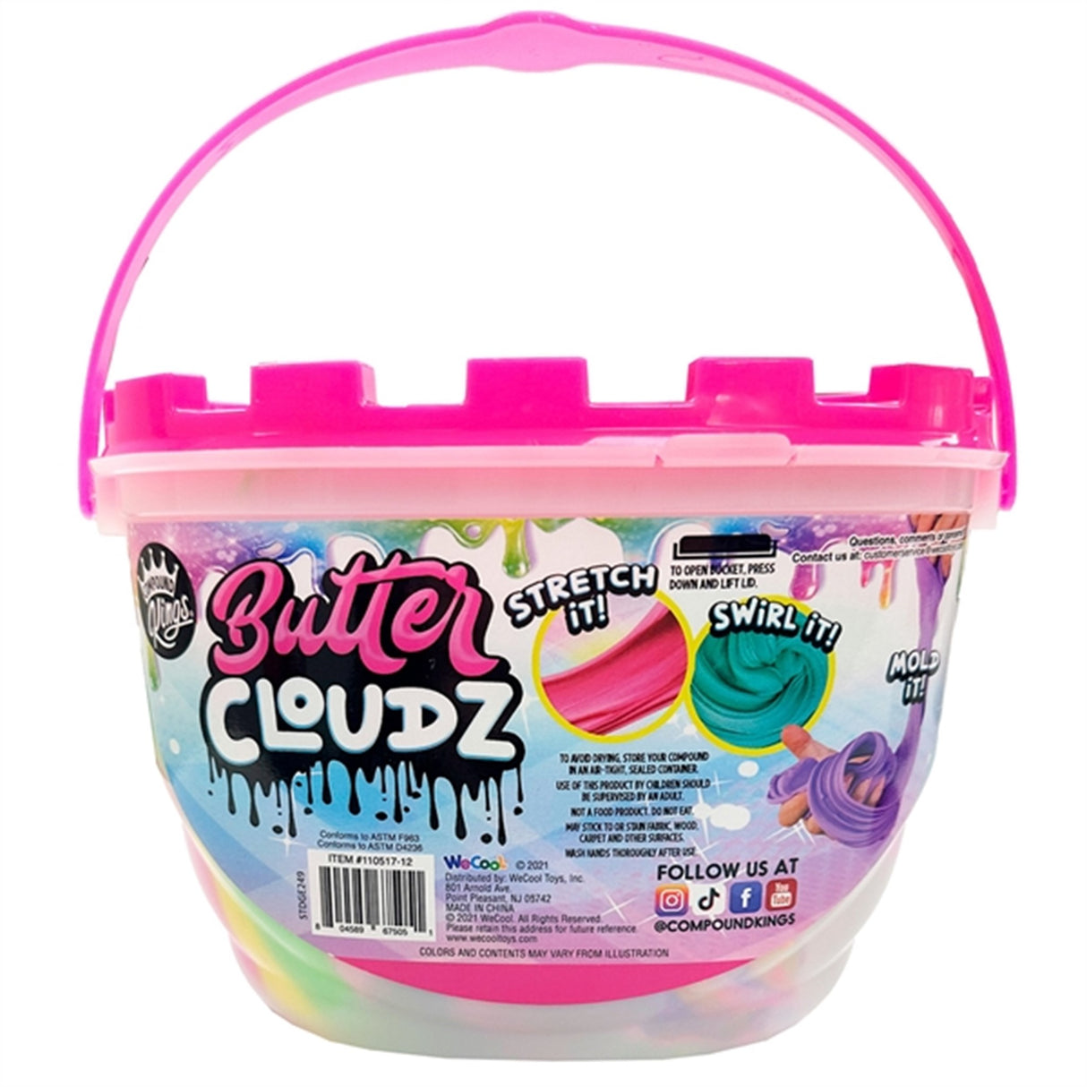 Compound Kings Butter Cloudz Bucket Rainbow Cotton Candy 4