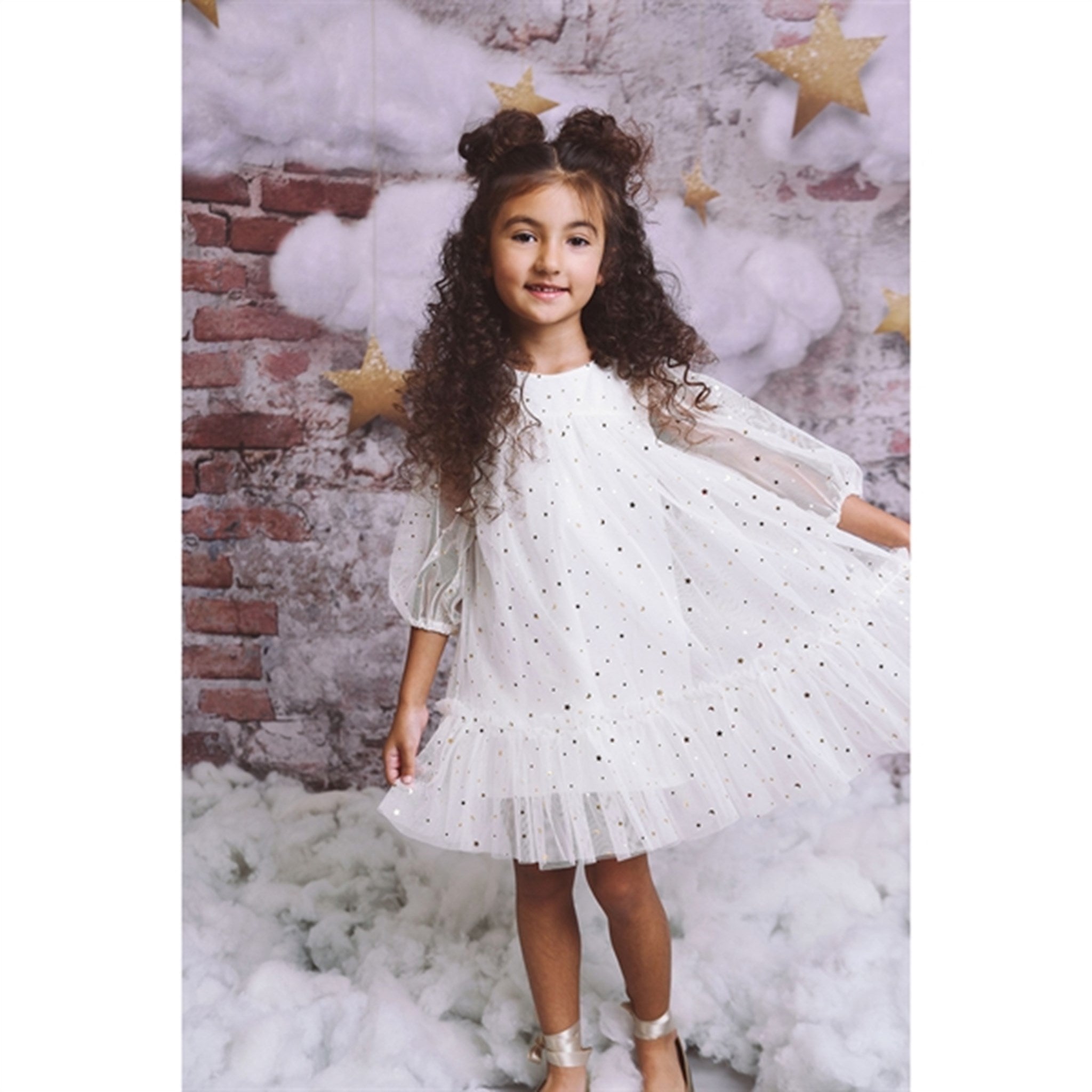 Dolly by Le Petit Tom Empress Tulle Dress Off White 4