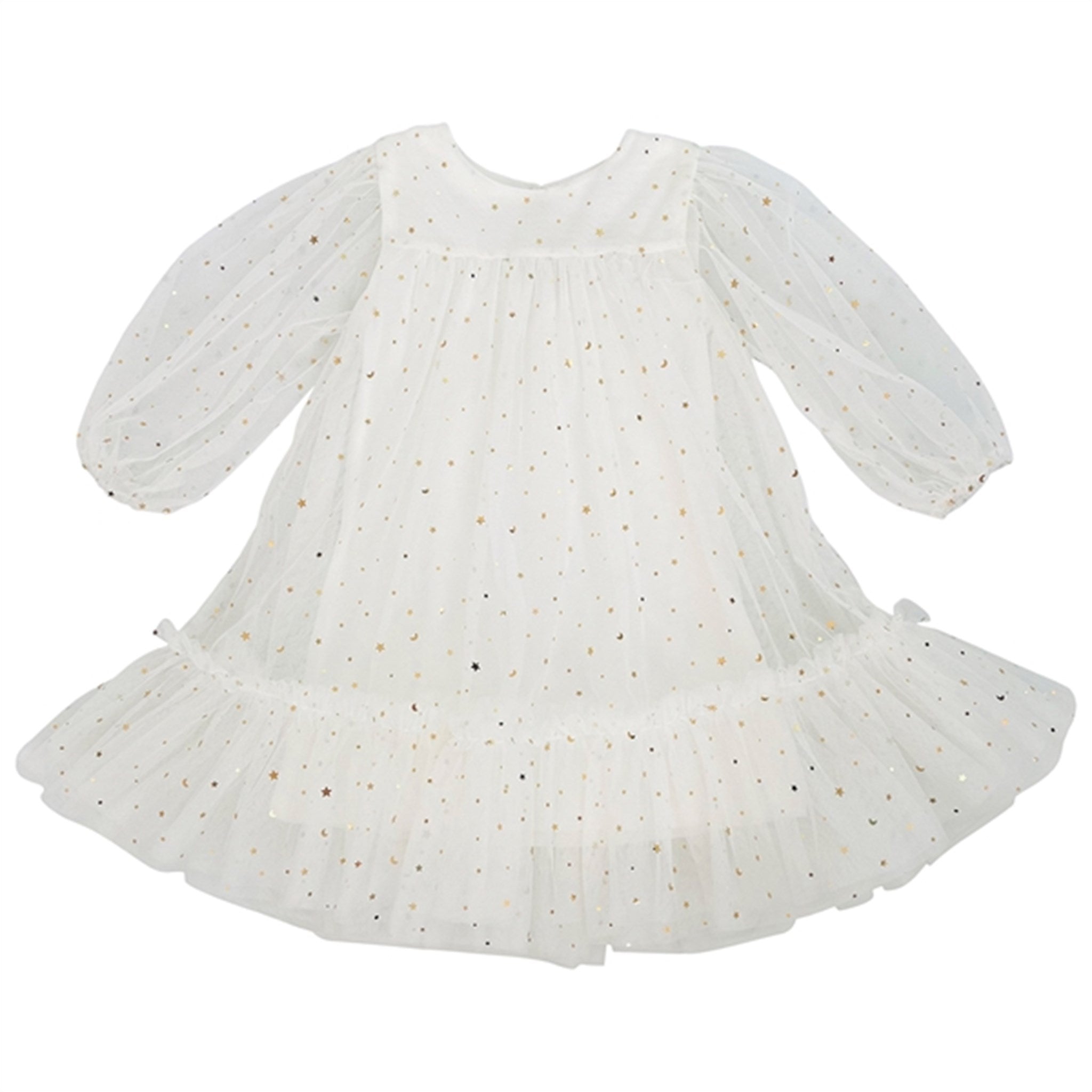 Dolly by Le Petit Tom Empress Tulle Dress Off White