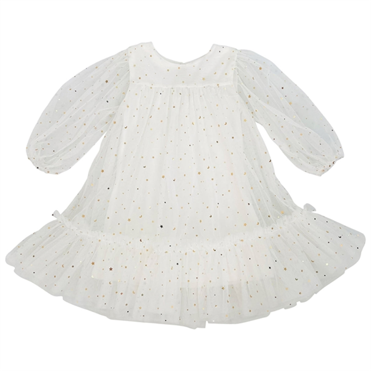 Dolly by Le Petit Tom Empress Tulle Dress Off White