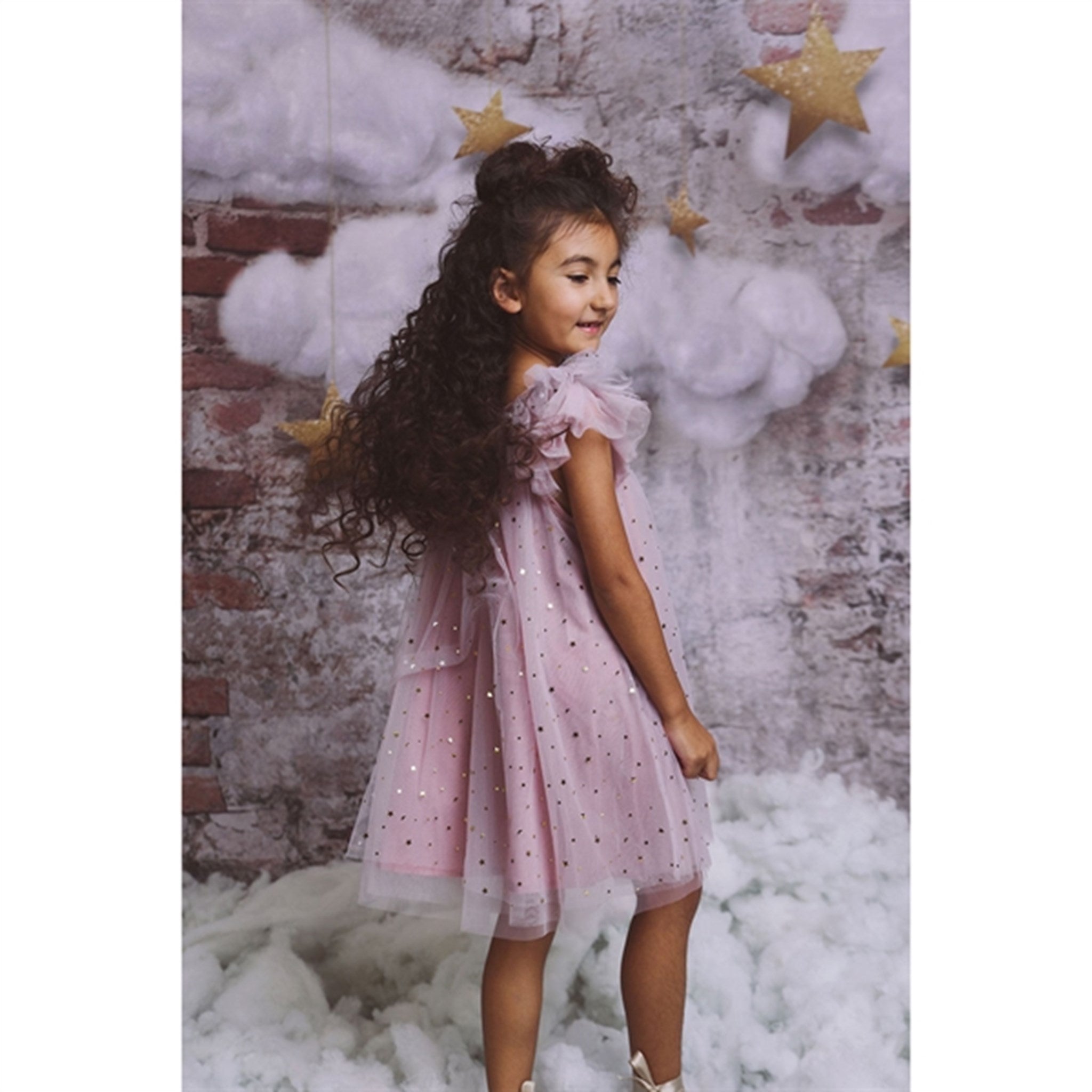 Dolly by Le Petit Tom Fairy Tulle Dress Dusty Violet 3