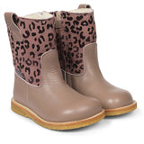 Angulus Tex-Boots w Zipper Rose/Rose Leo