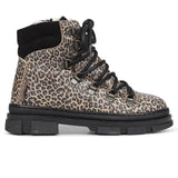 Angulus Tex-Boots w Lace and Zipper Brown Leo/Black 2