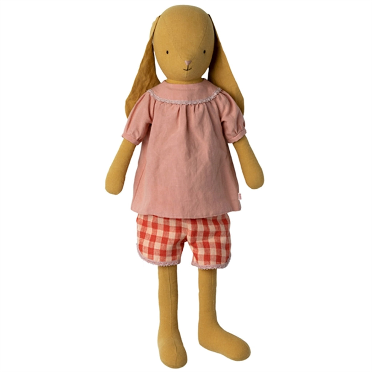 Maileg Bunny Size 5 Dusty Yellow - Shirt & Shorts