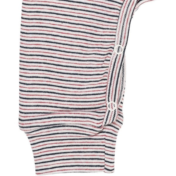 Copenhagen Colors Blue/Red Stripe Onesie 2