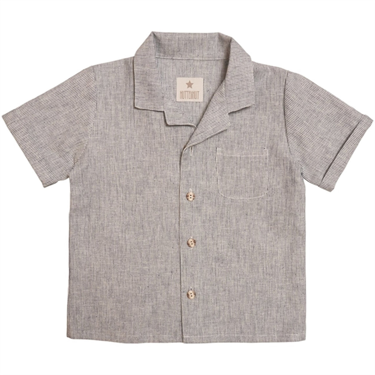 Huttelihut Summer Shirt Linen Mini Stripes Navy