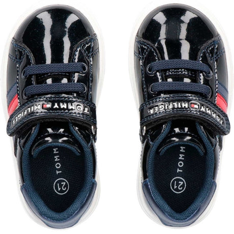 Tommy Hilfiger Low Cut Lace Up/Velcro Sneakers Blue 2