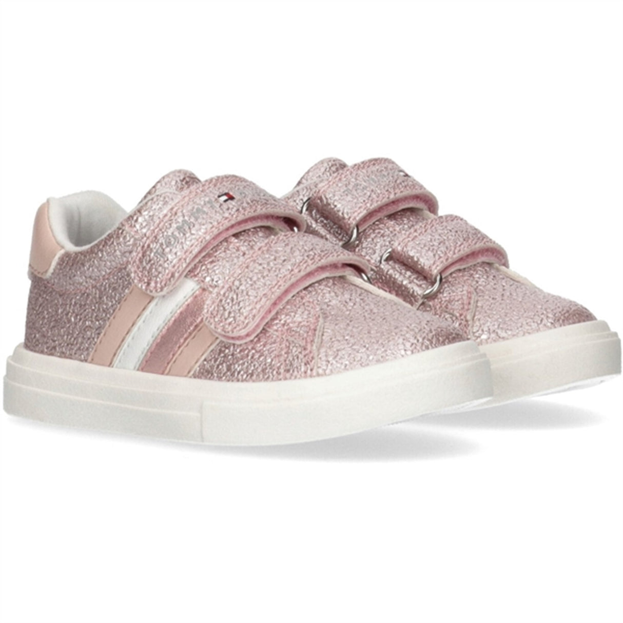 Tommy Hilfiger Stripes Low Cut Velcro Sneakers Pink